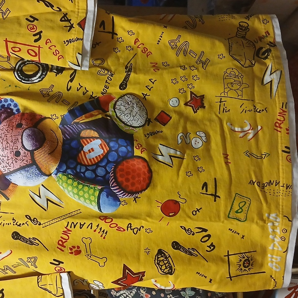 Colorful Graphic T-Shirt with Bear Design 3xL- See Measurements In Description. - Picture 3 of 17